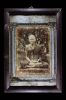 รูปถ่ายซีเปียครูบาศรีวิชัย วัดพระเจ้าตนหลวง จ.พะเยา  พ.ศ.2467